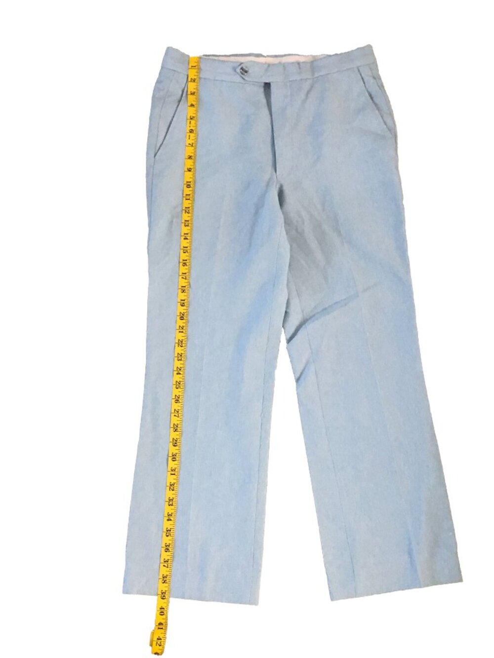 VINTAGE 1970'S D ACCORD MEN POWDER BLUE PANTS SMALL